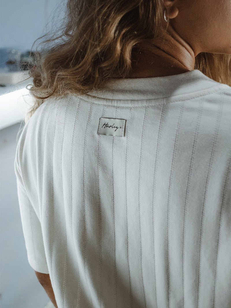 Blusa Cropped Oversized Off White Hurley Soul