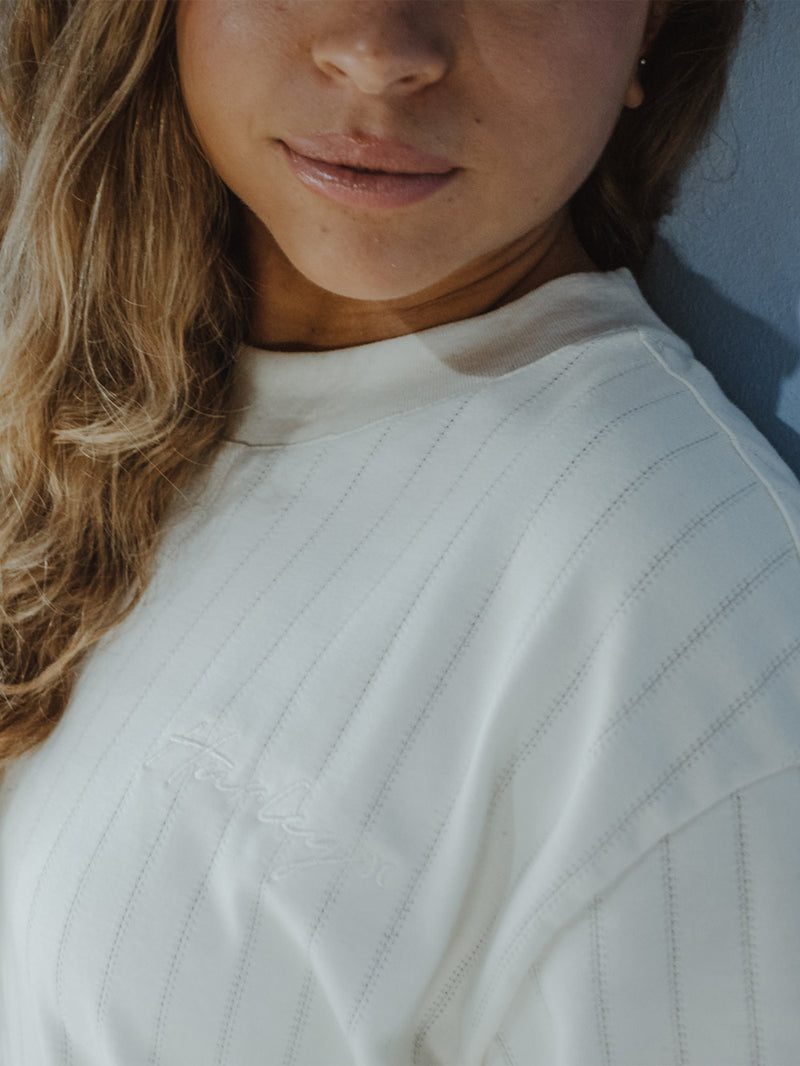 Blusa Cropped Oversized Off White Hurley Soul