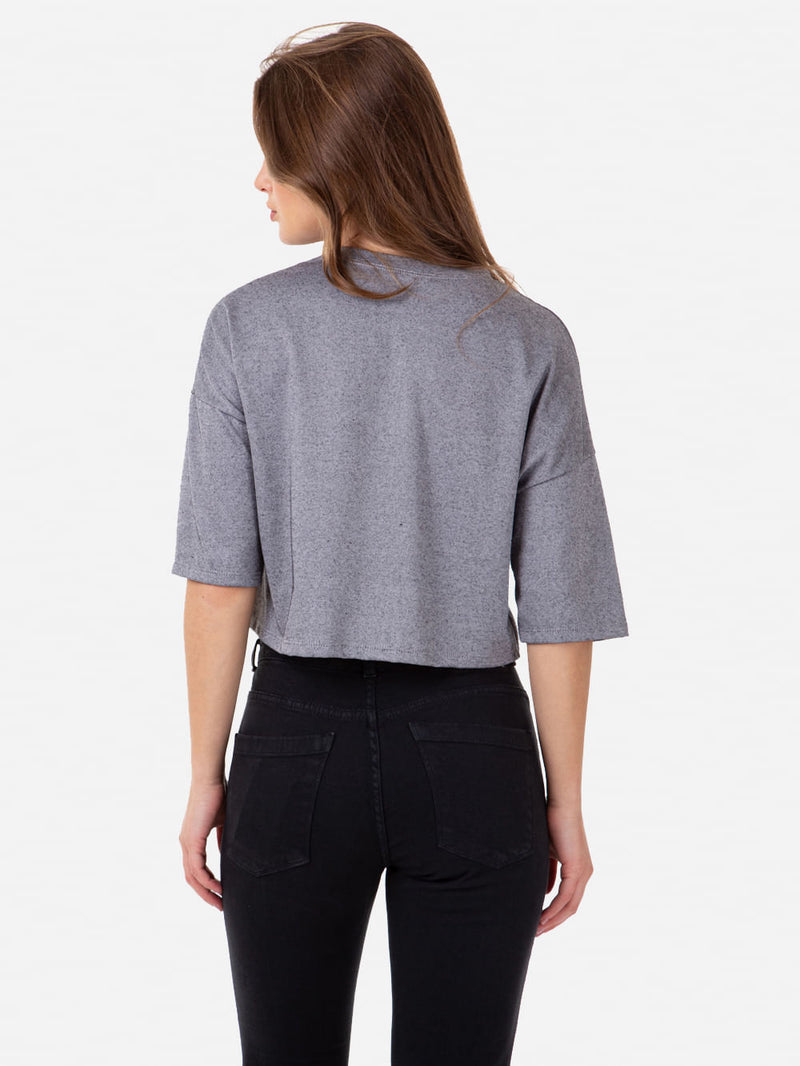 Blusa Hurley Confort Mescla Cinza