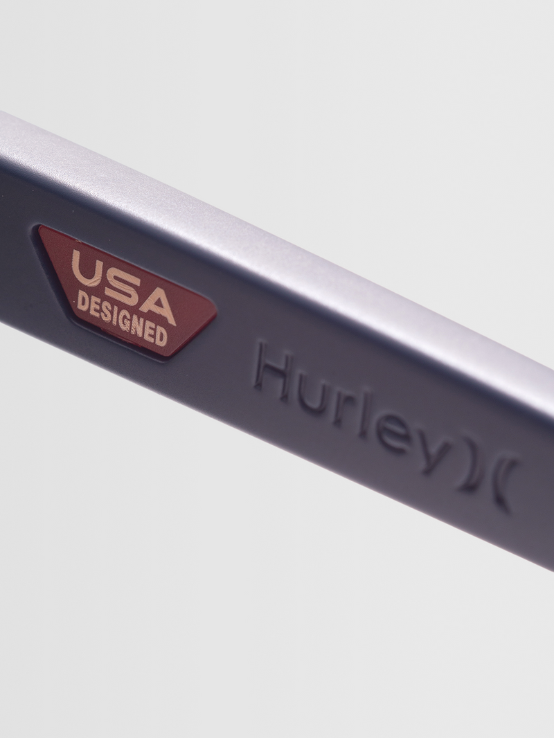 Óculos Quadrado Preto Hurley Columbus