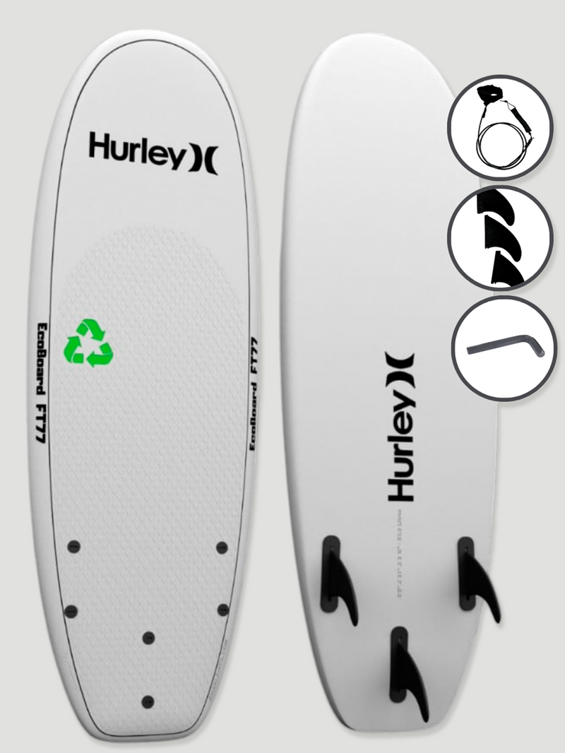 Prancha Ecoboard Branca Hurley FT77
