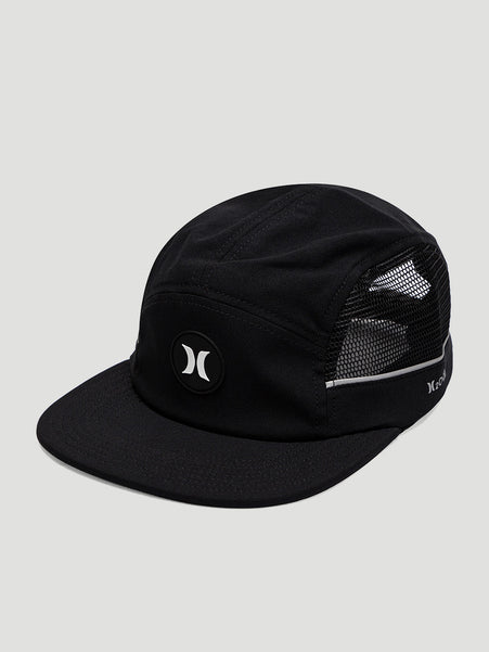 Boné Aba Reta Five Panel H2O-DRI Preto Hurley Five Patch