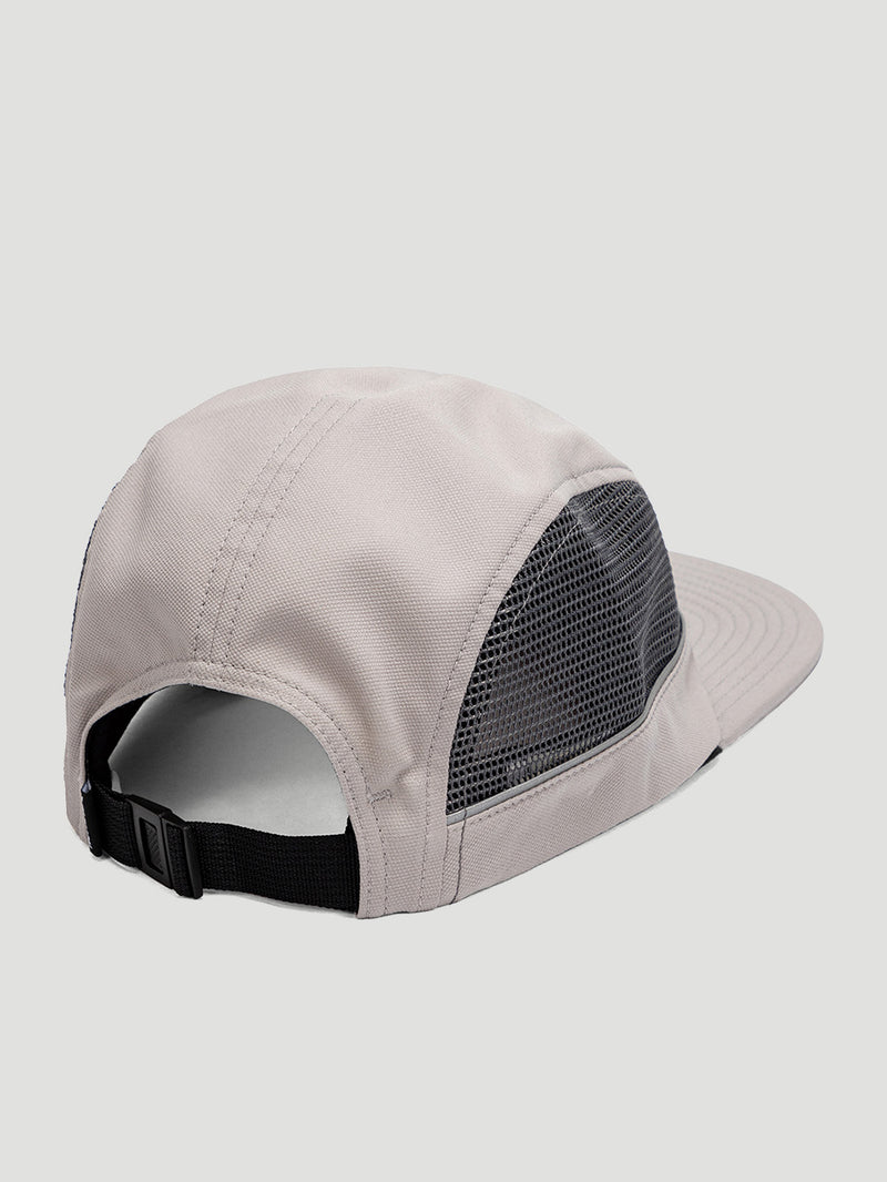 Boné Aba Reta Five Panel H2O-DRI Cinza Hurley Five Patch