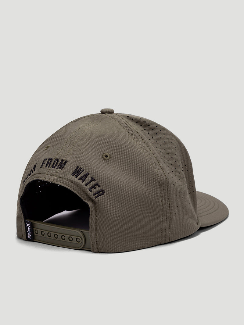 Boné Aba Reta Verde Militar Hurley Hexa