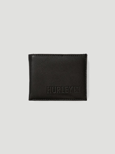 Carteira Preta Simples Hurley Casual