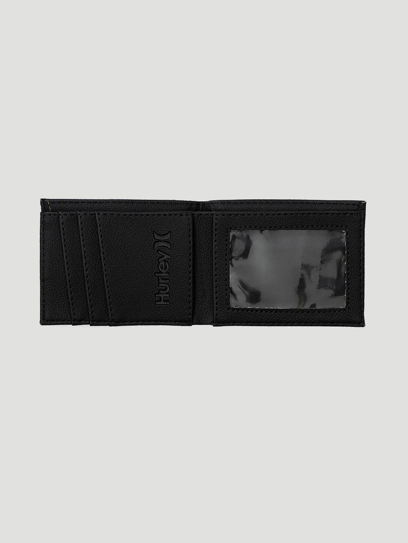 Carteira Preta Hurley Mini Icon II