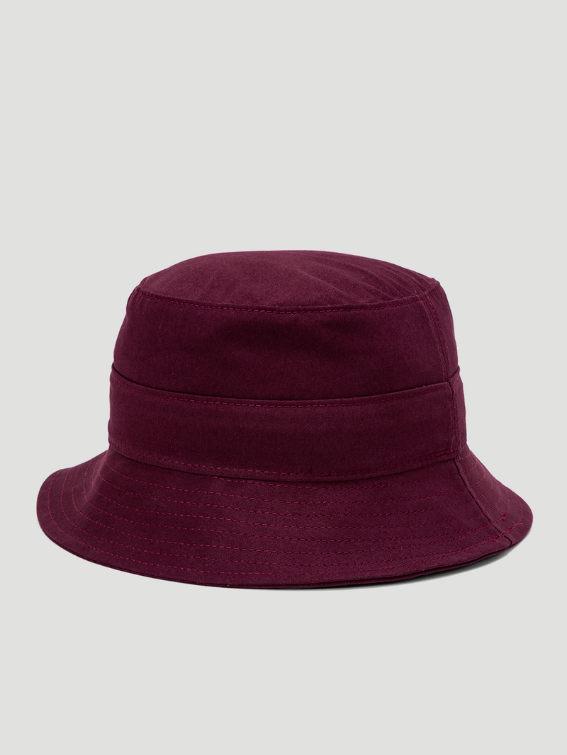 Chapéu Hurley Feminino Bordado Vinho