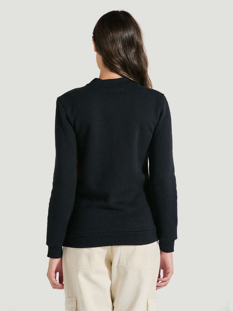 Moletom Careca Feminino Preto Hurley Line