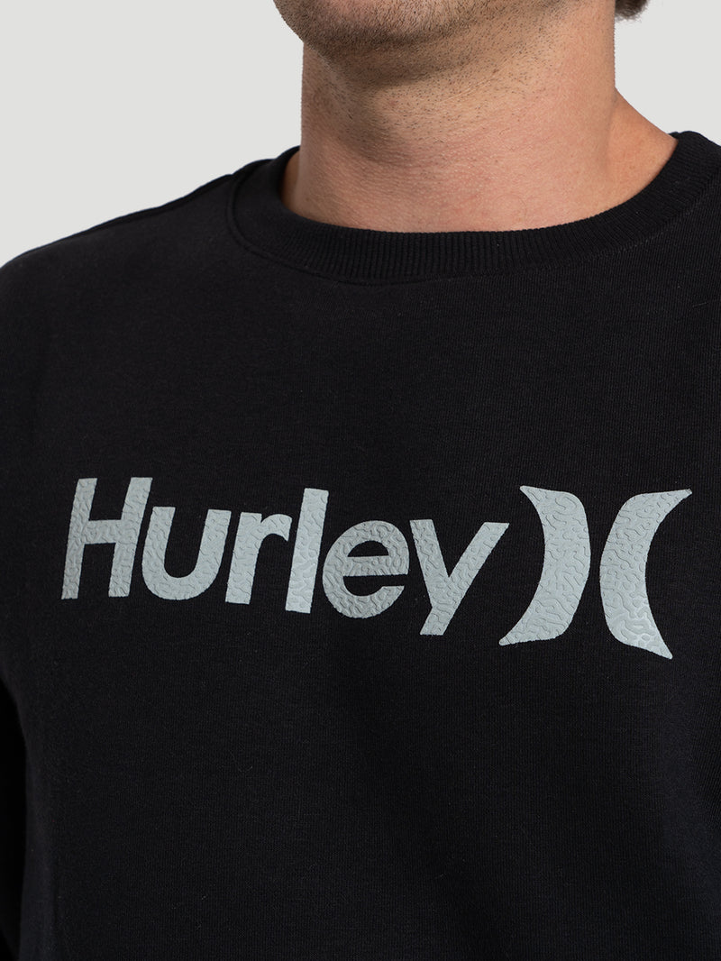Moletom Careca Preto Hurley One & Only