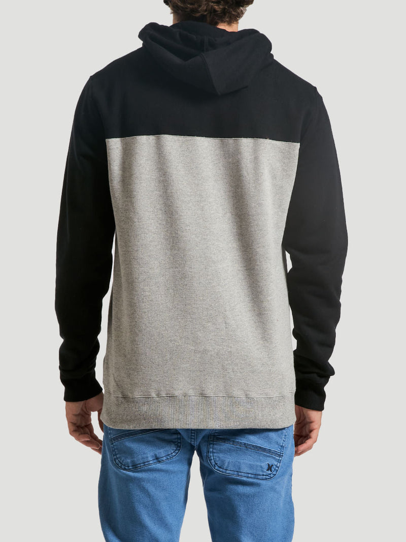 Moletom Canguru Preto Hurley Puff