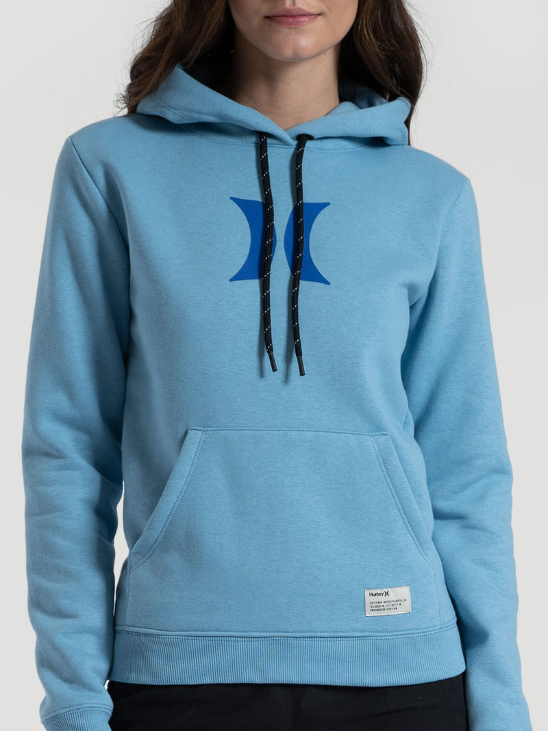Moletom Canguru Hurley Icon Azul