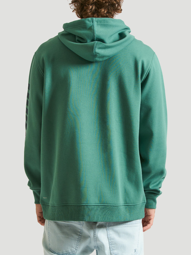 Moletom Canguru Hurley Acadia Heat Fleece Turquesa