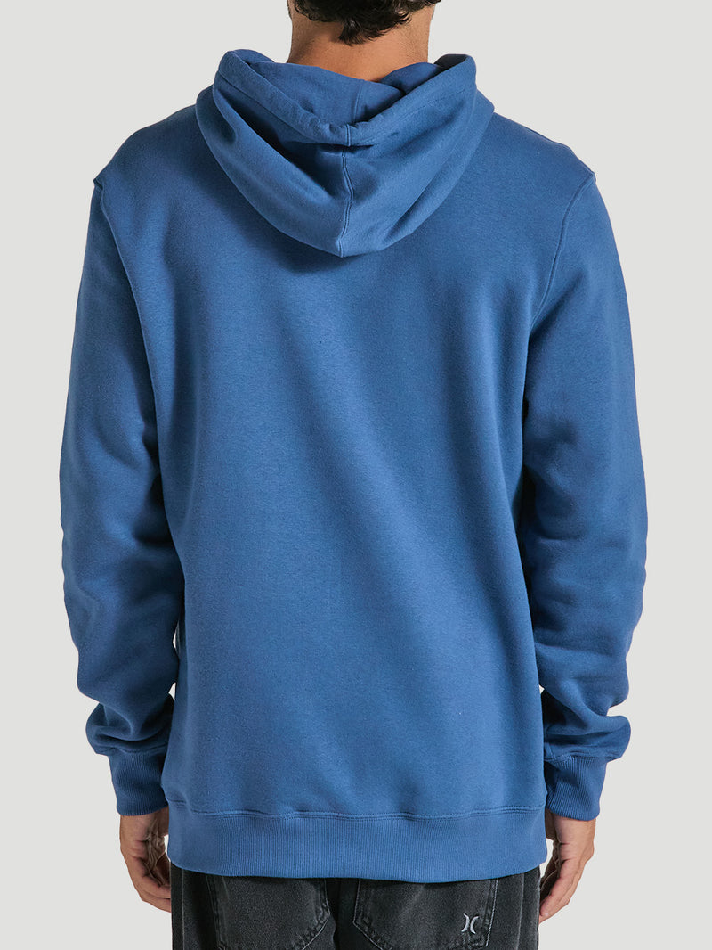 Moletom Canguru Azul Marinho Felpado Hurley Mini Icon II