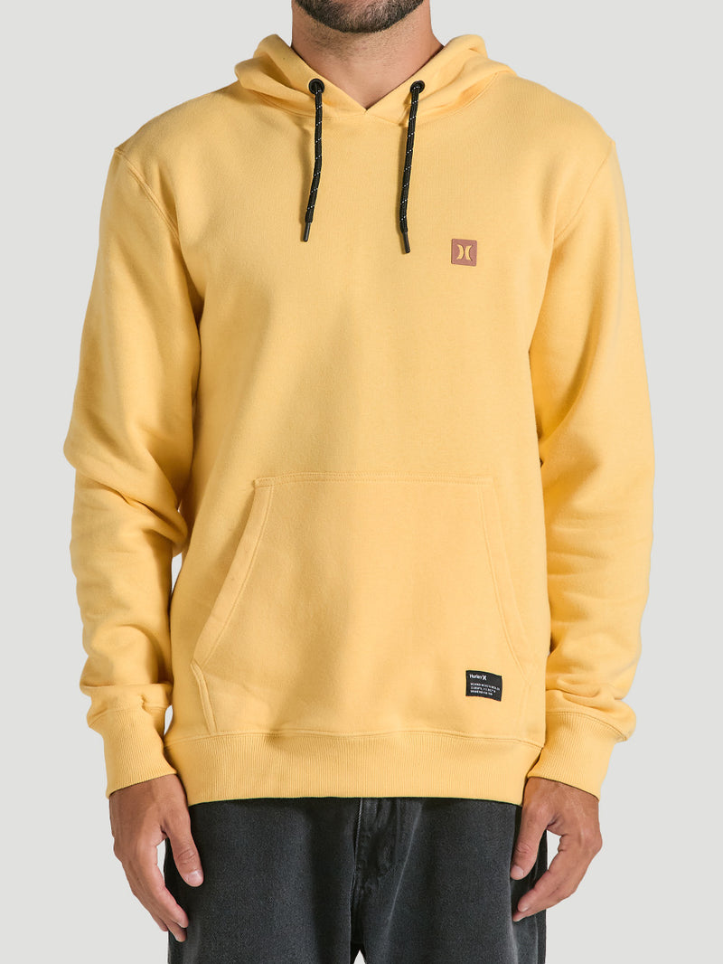 Moletom Canguru Amarelo Felpado Hurley Mini Icon II