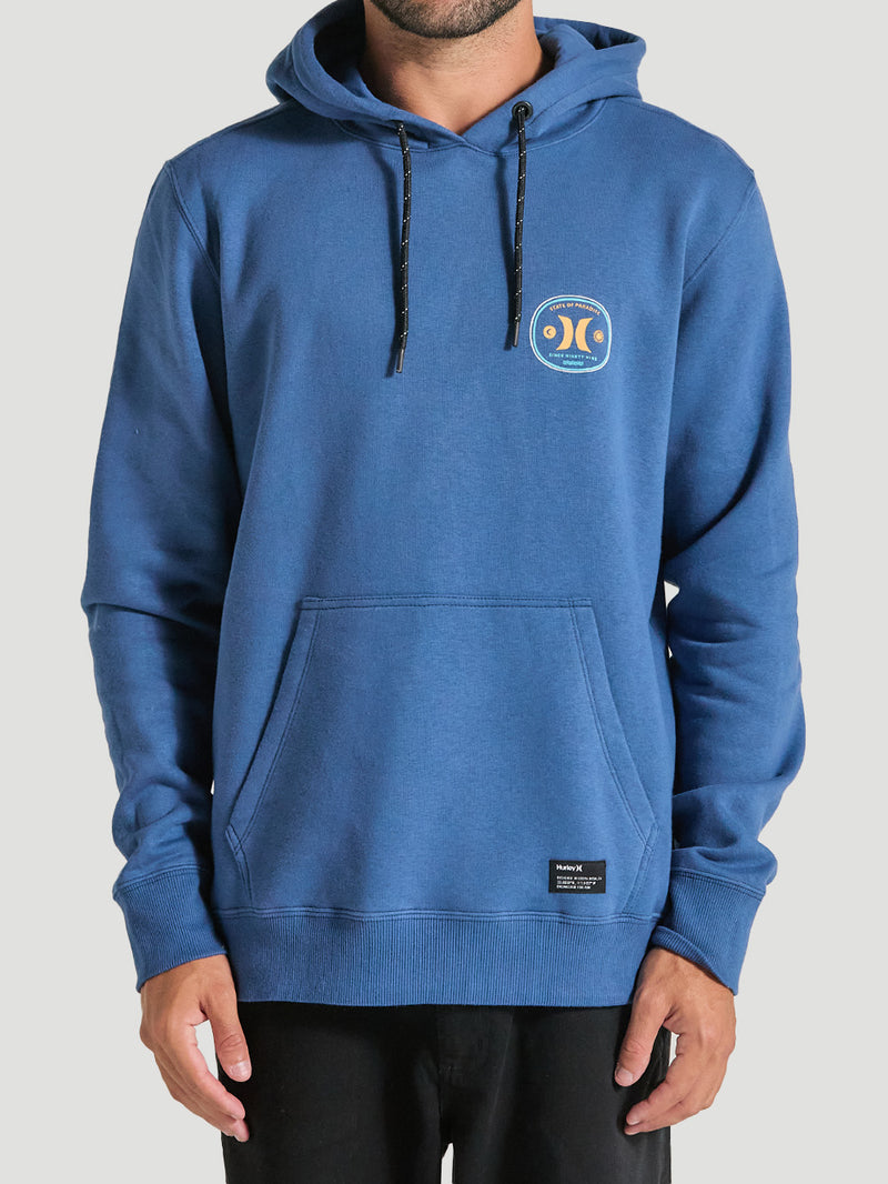 Moletom Canguru Azul Marinho Estampa Retrô Hurley Bottle