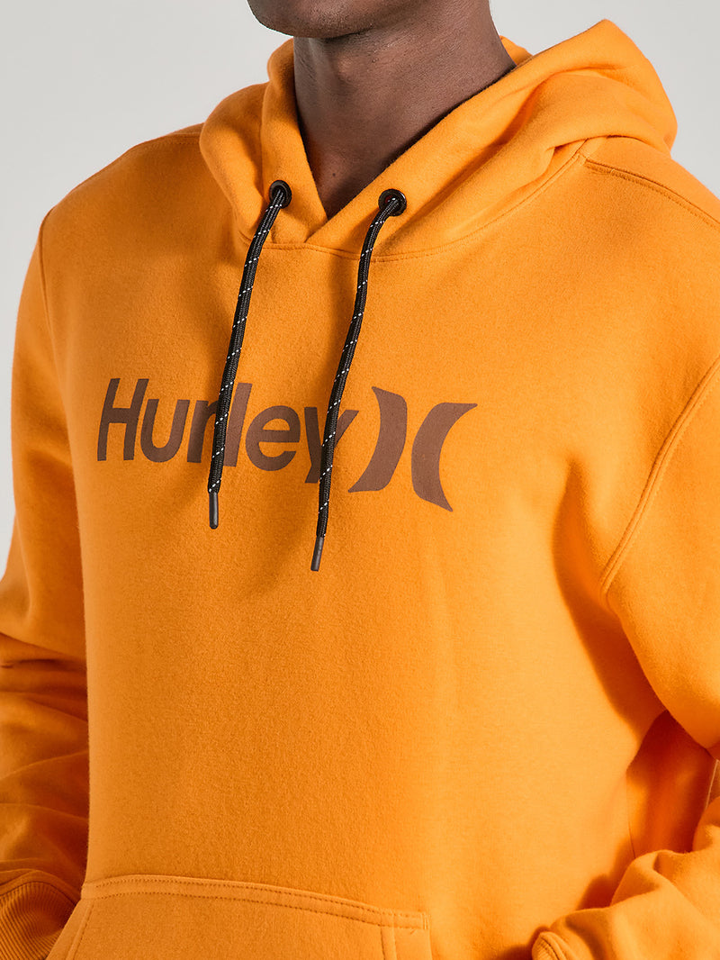 Blusa de Frio Moletom Canguru Laranja Hurley One&Only