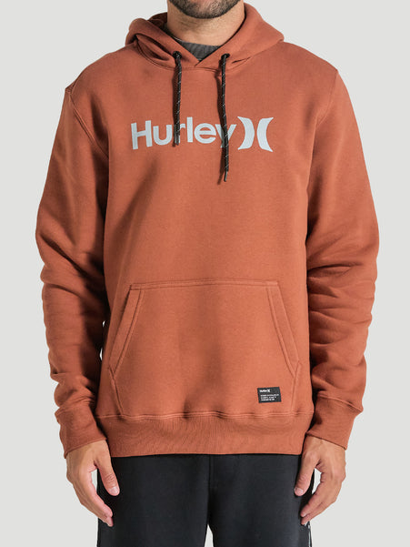 Blusa de Frio Moletom Canguru Marrom Hurley One&Only