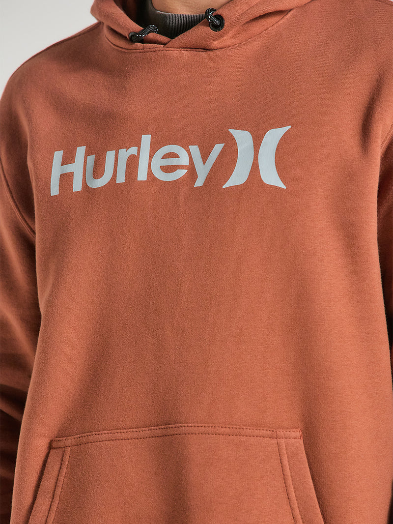 Blusa de Frio Moletom Canguru Marrom Hurley One&Only