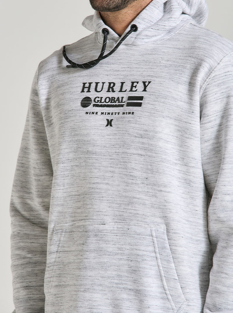 Moletom Branco Com Bolso Canguru Hurley Snow