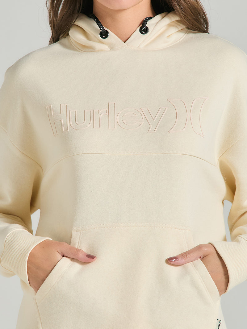Moletom Canguru Oversized Feminino Off White Hurley Outline