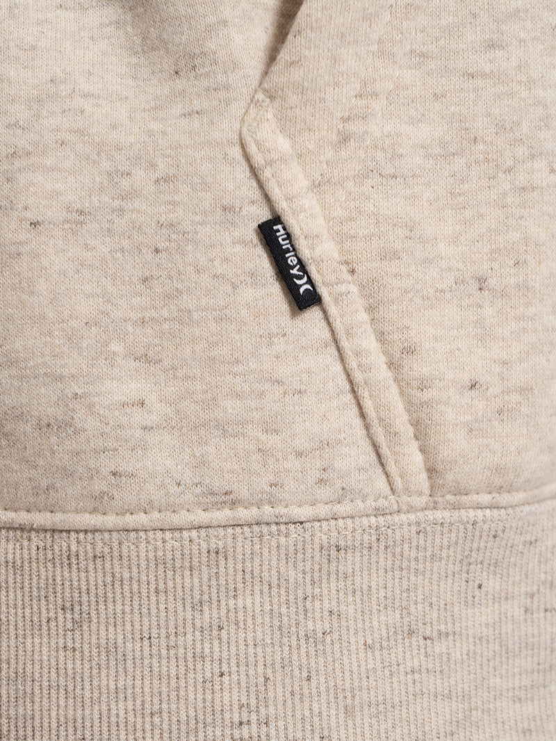 Moletom Canguru Hurley Natural Off White