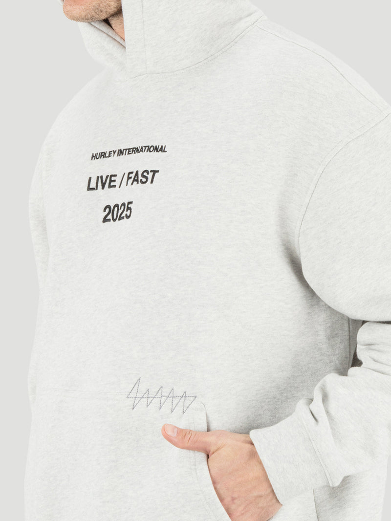 Hurley x Travis Barker Moletom Canguru Live Fast