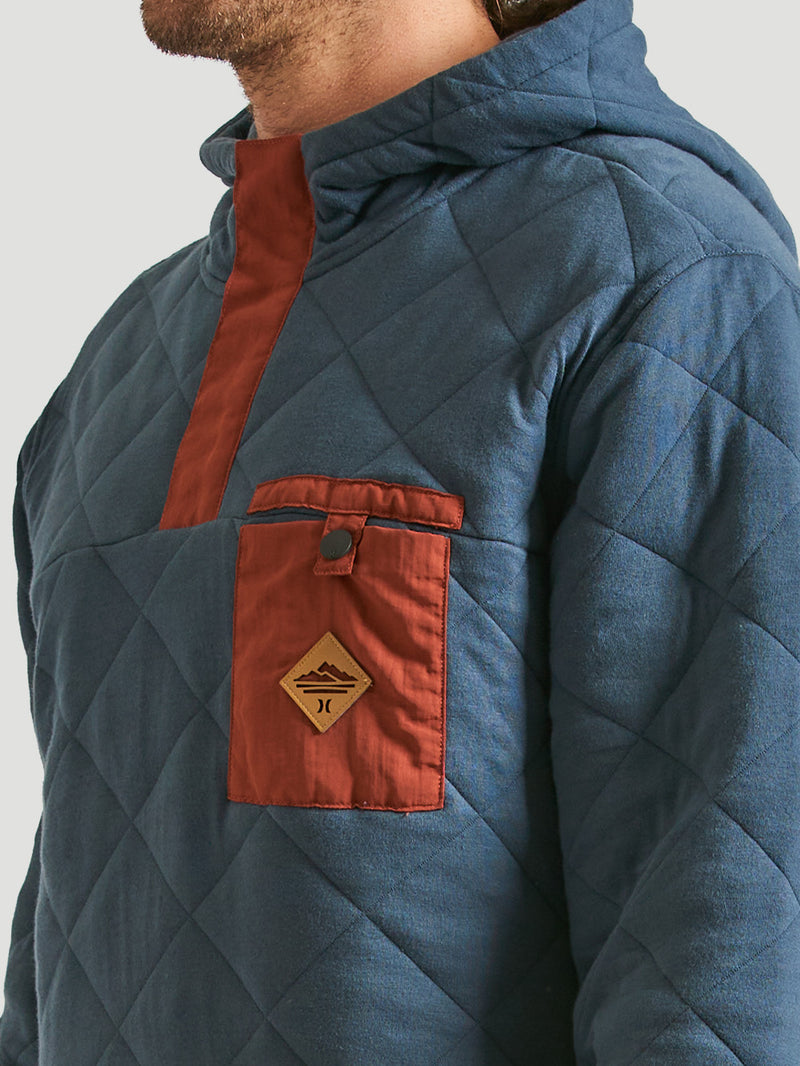 Jaqueta Especial Hurley Russel Quilted Fleece Marinho