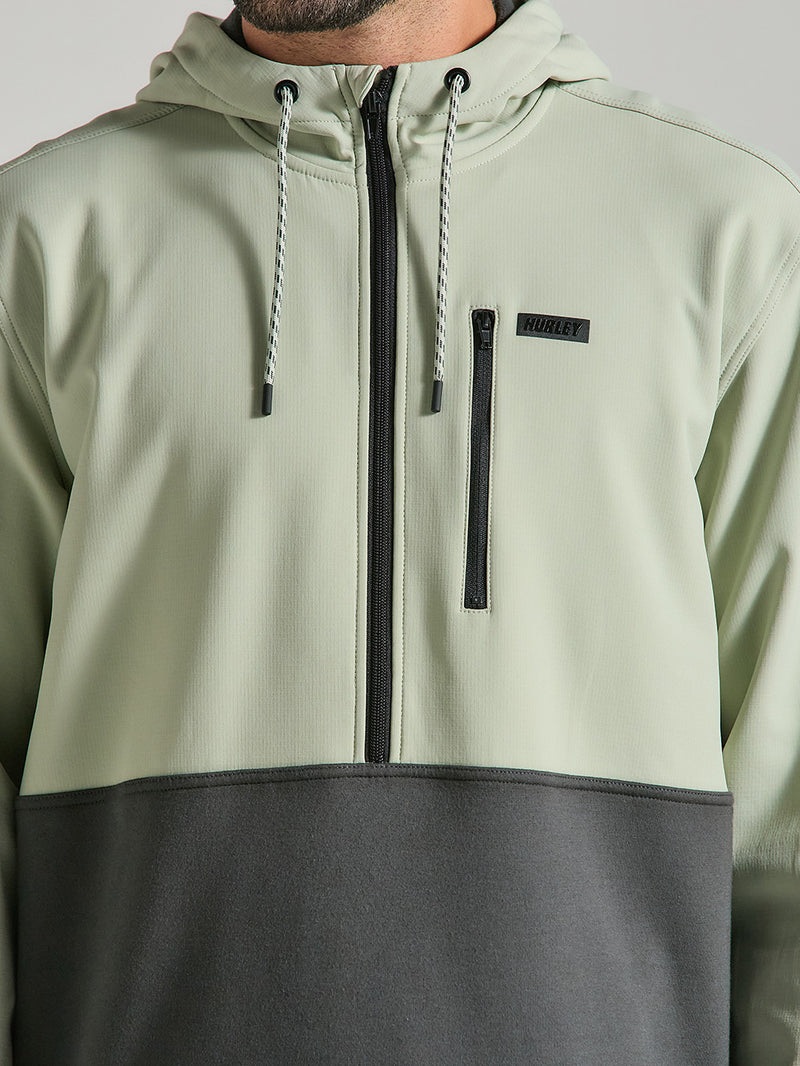 Jaqueta Tecnológica Hurley Surfplus Heat Verde Menta