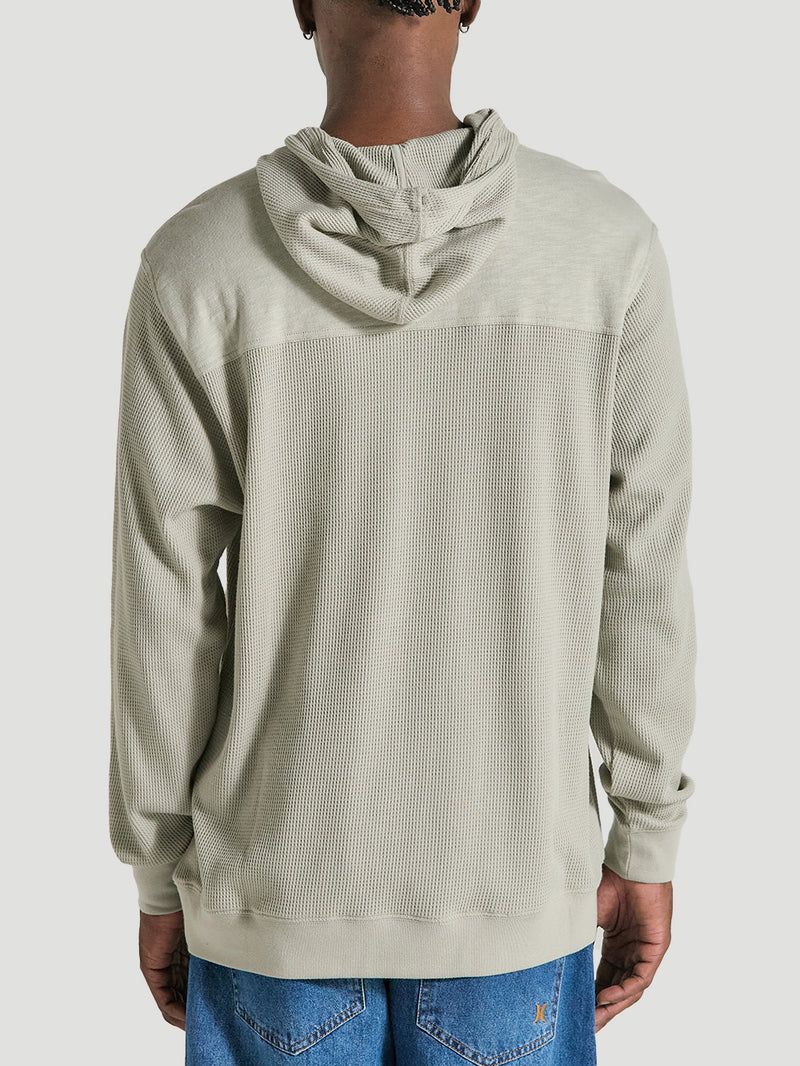 Blusa Especial Areia Hurley Felton Thermal Hoodie