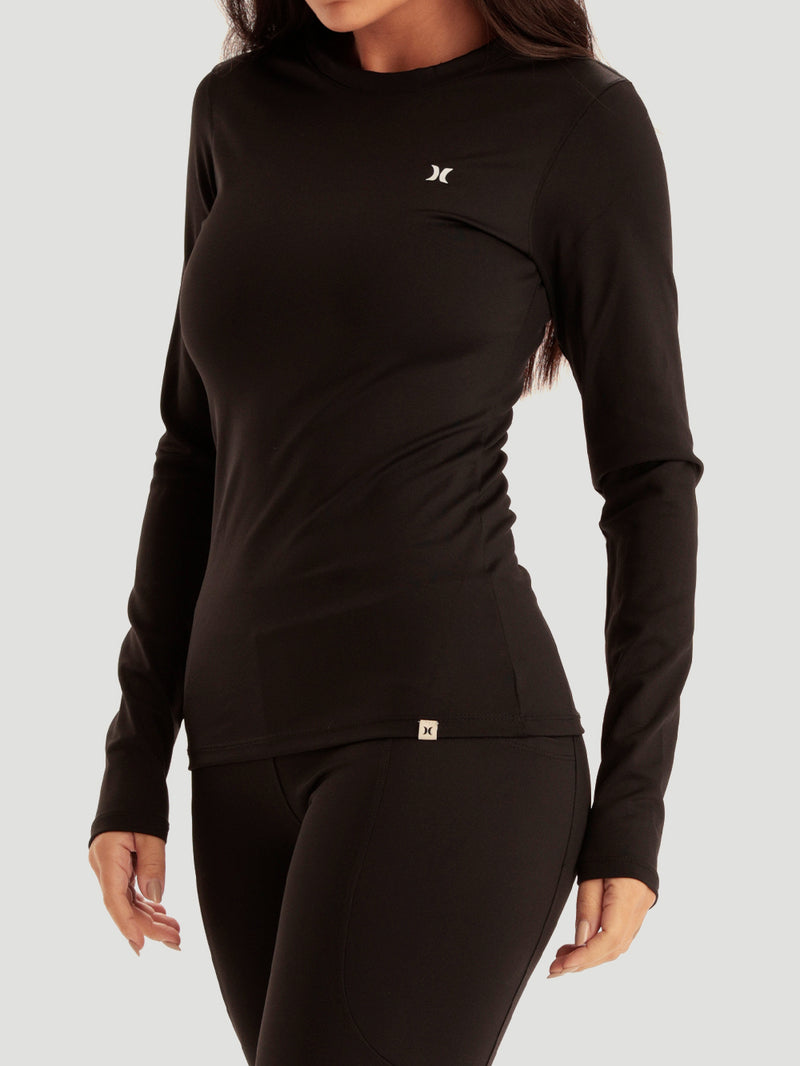 Blusa Preta Hurley Icon