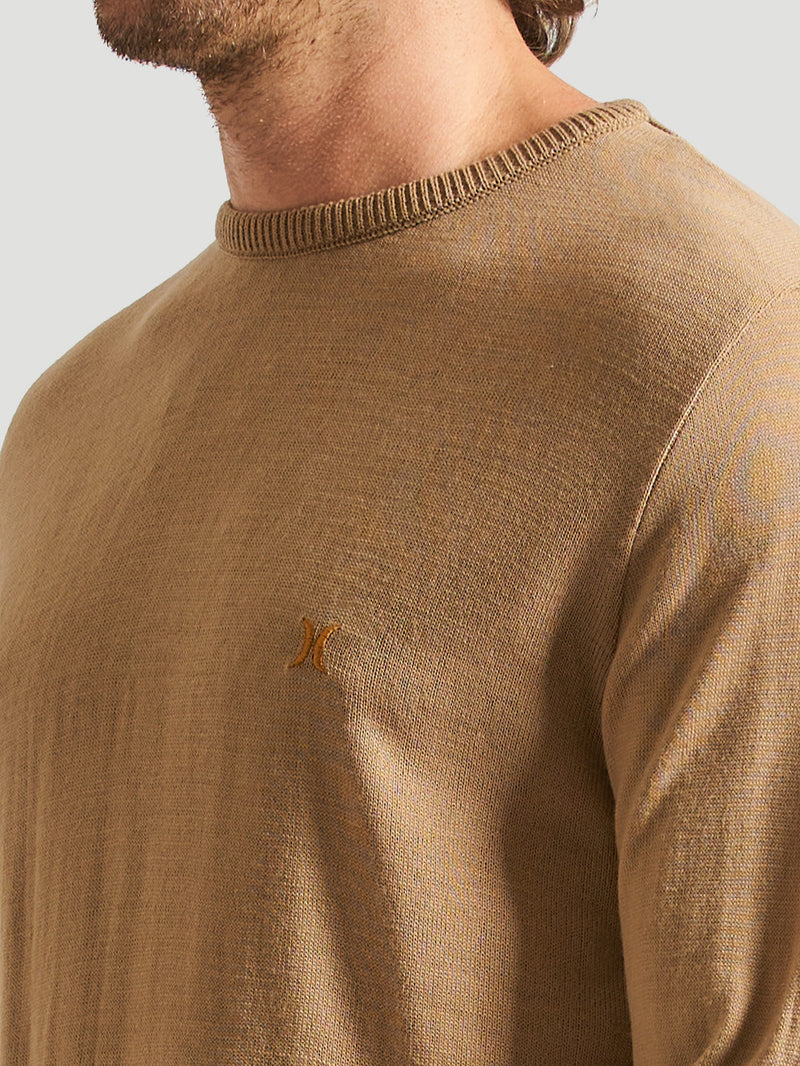 Tricot Hurley Casual Mescla Bege