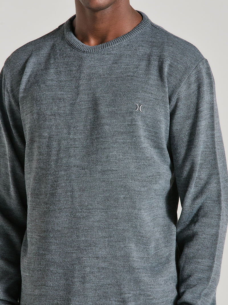 Tricot Básico Azul Hurley Classic