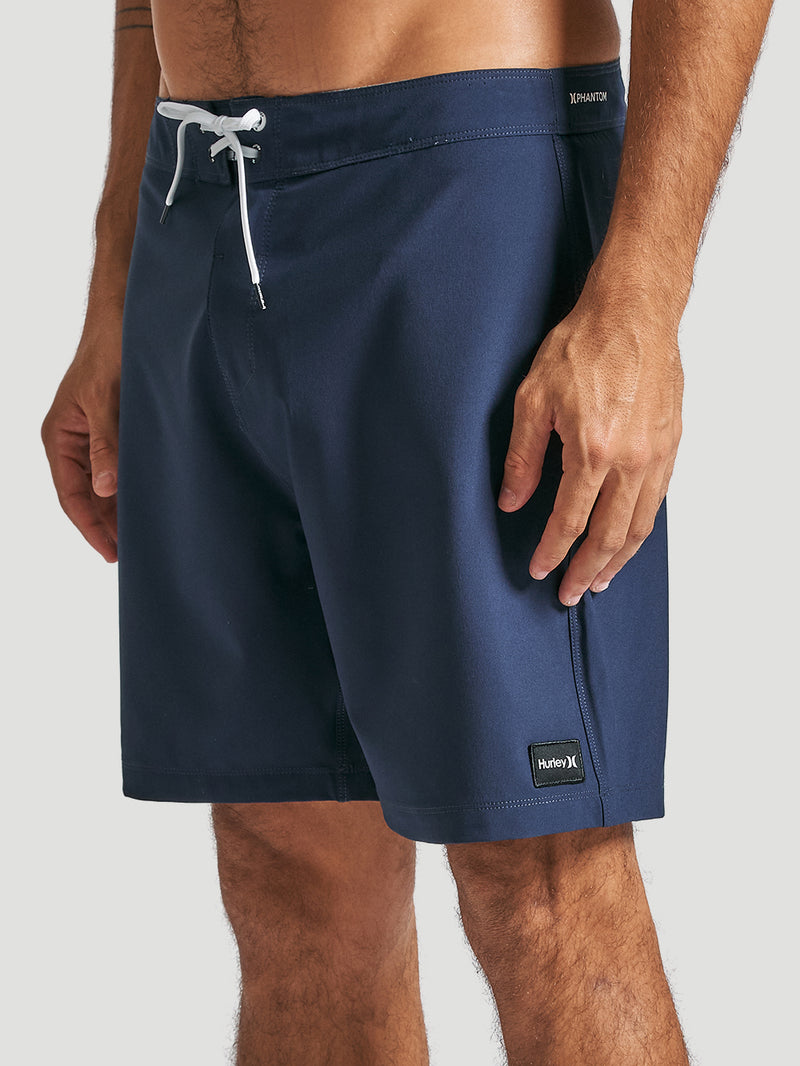 Boardshort Hurley Phantom Eco One&Only Solid 18" Marinho