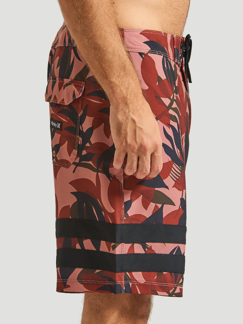 Boardshorts 25 Anos Hurley BLOCK PARTY 18” Ocre