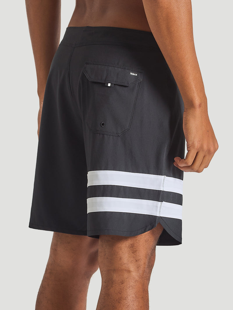 Boardshort Phantom Hurley Eco Block Party 18'' Preto