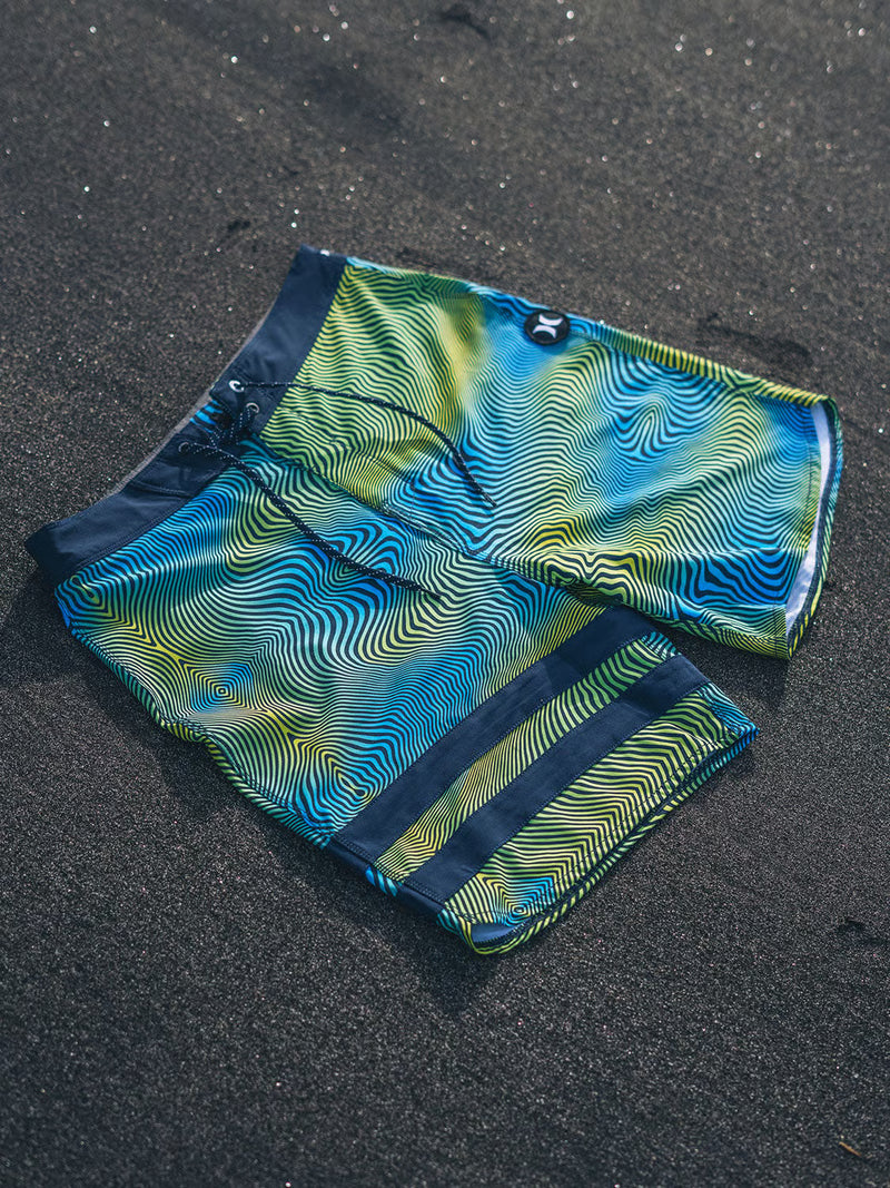Boardshorts Phantom 18 Polegadas Estampado Hurley Eco Block Party