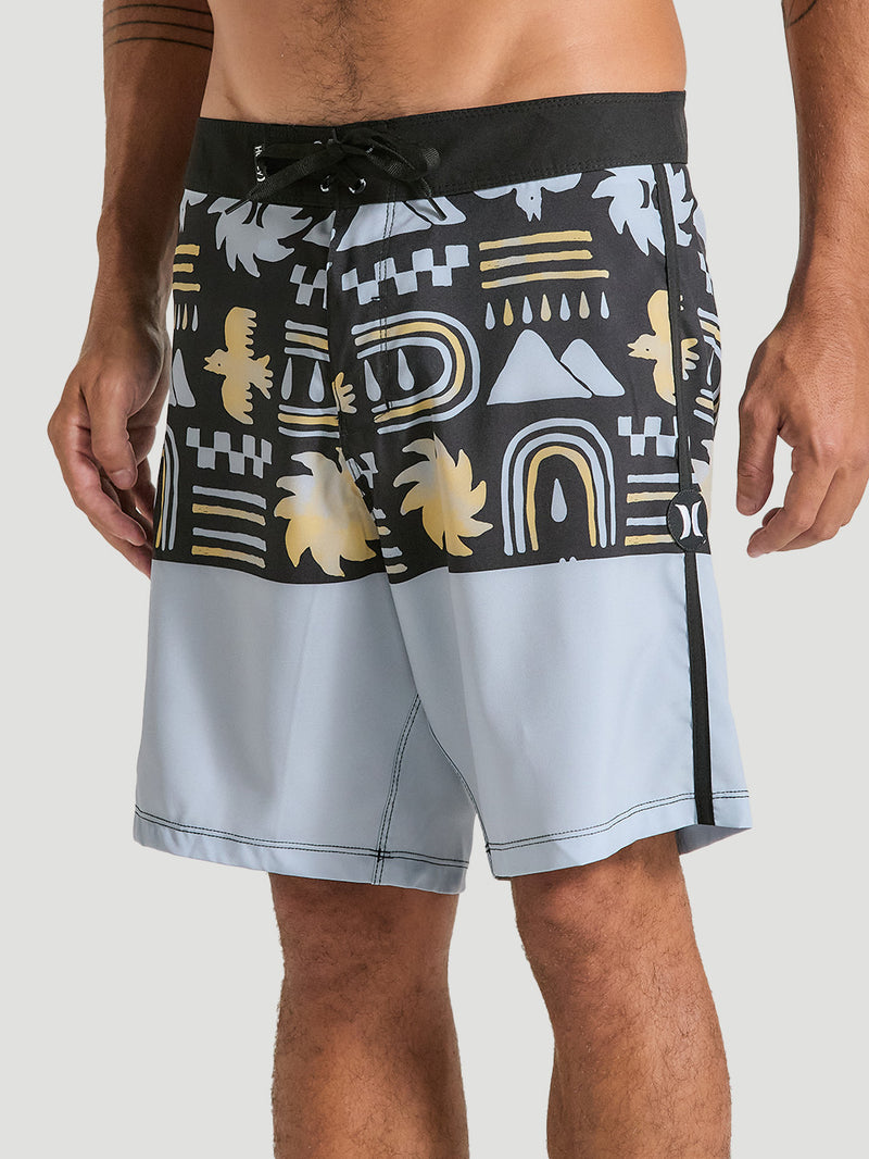 Boardshorts 18 Polegadas Preto Hurley Cave