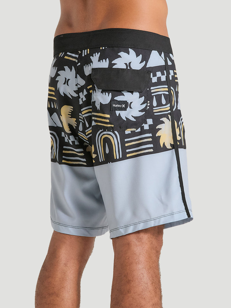 Boardshorts 18 Polegadas Preto Hurley Cave