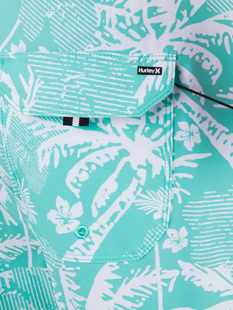Boardshorts Phantom 18 Menta Hurley Eco Block Party