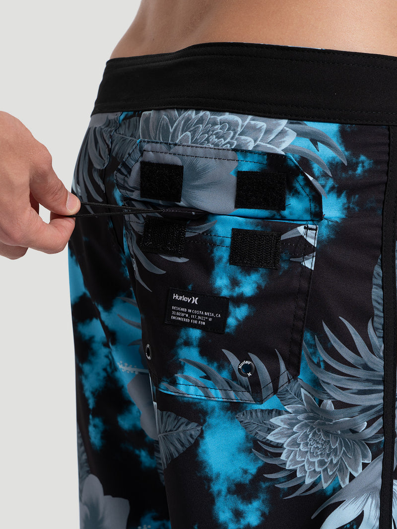 Boardshorts Hurley Hibisco 18" Preto