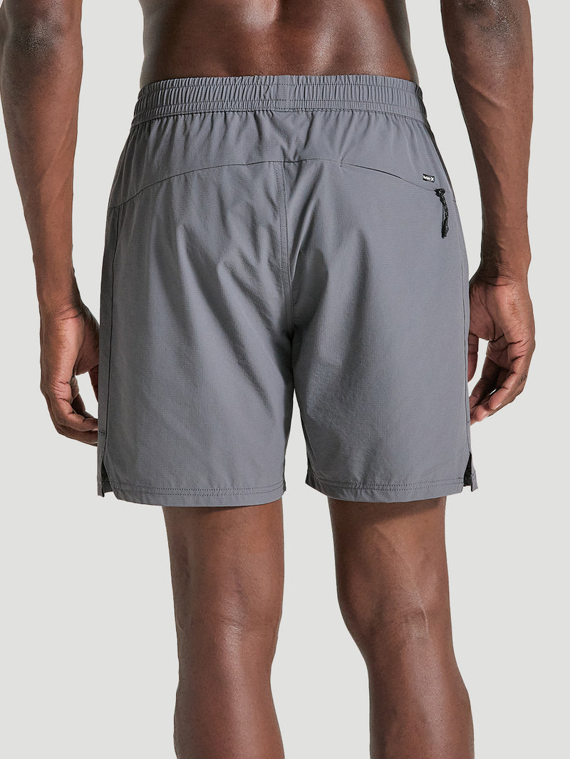 Shorts Tactel 17 Polegadas Chumbo Hurley Alpha Volley
