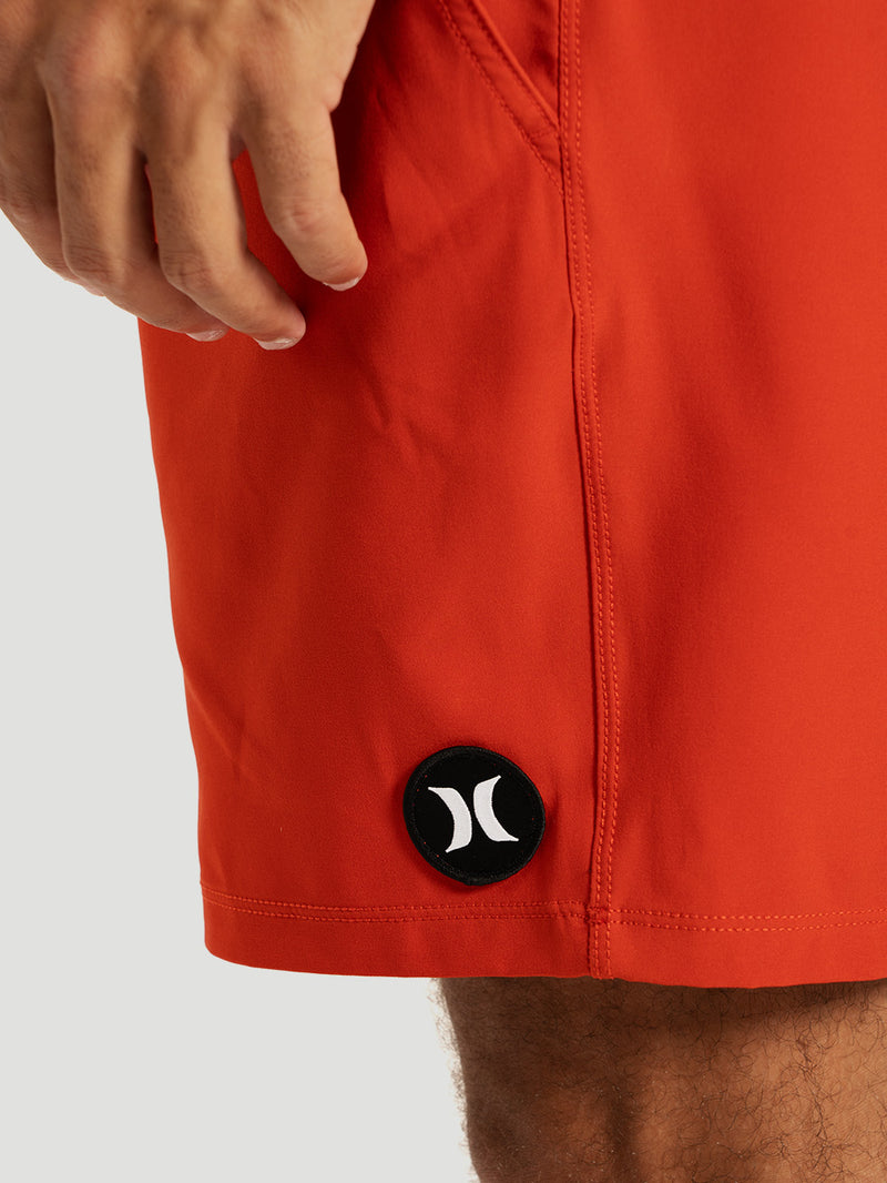 Shorts Volley Phantom Vermelho 17 Hurley Eco Block Party