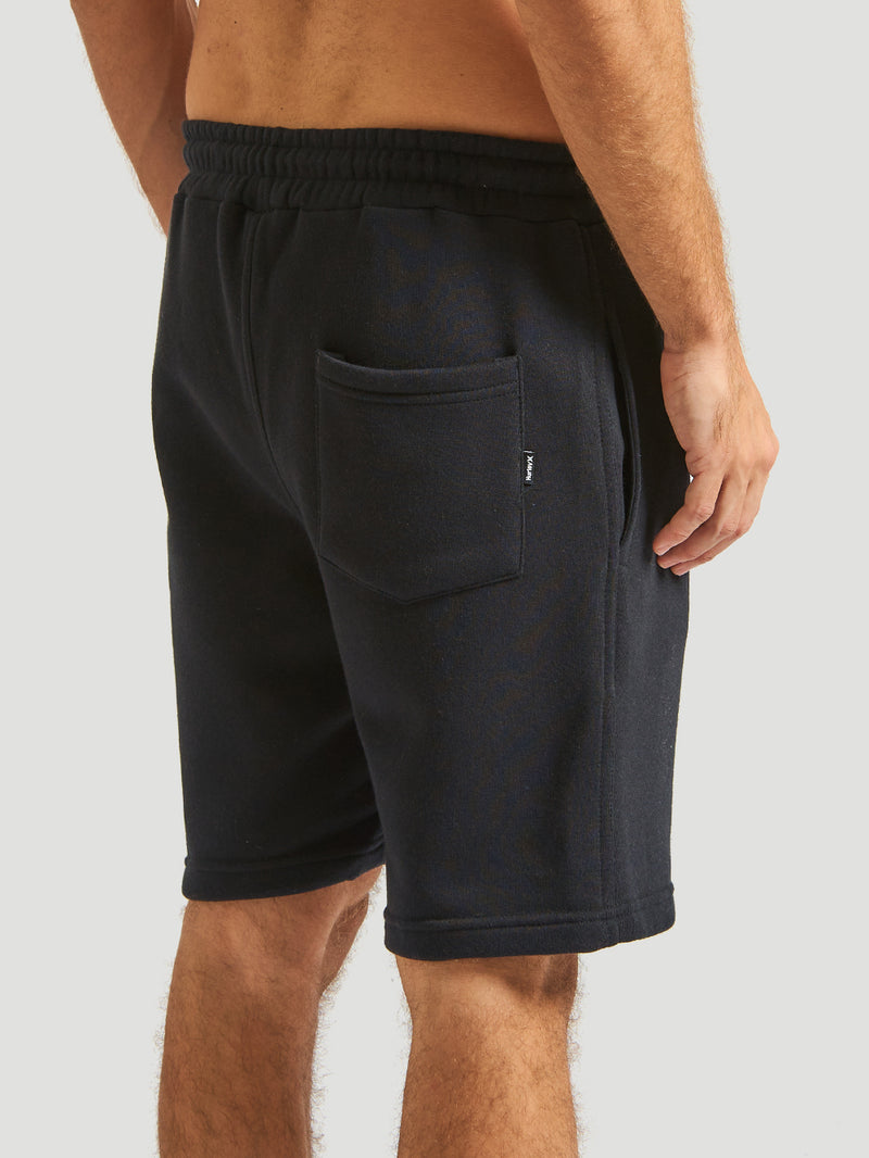 Bermuda Moletom Hurley Square Preto