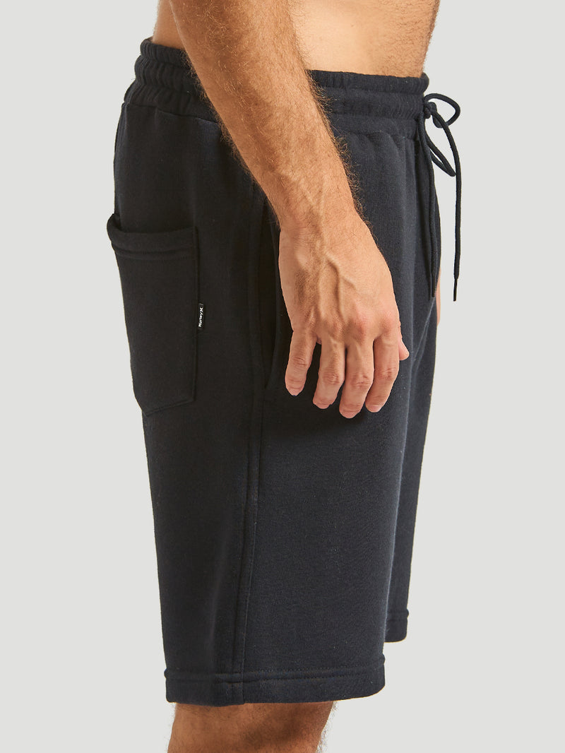 Bermuda Moletom Hurley Square Preto