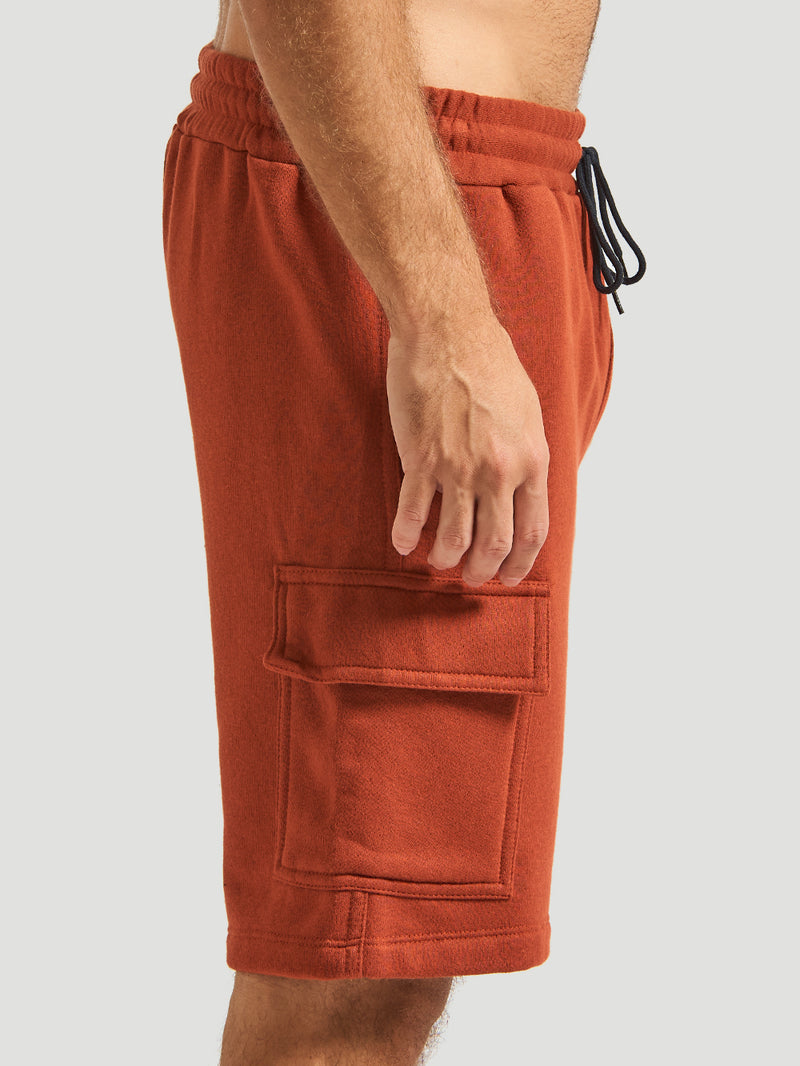 Bermuda Moletom Hurley Multi Vermelho