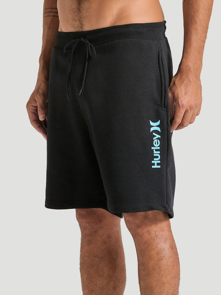 Bermuda Moletom Preta Hurley One&Only