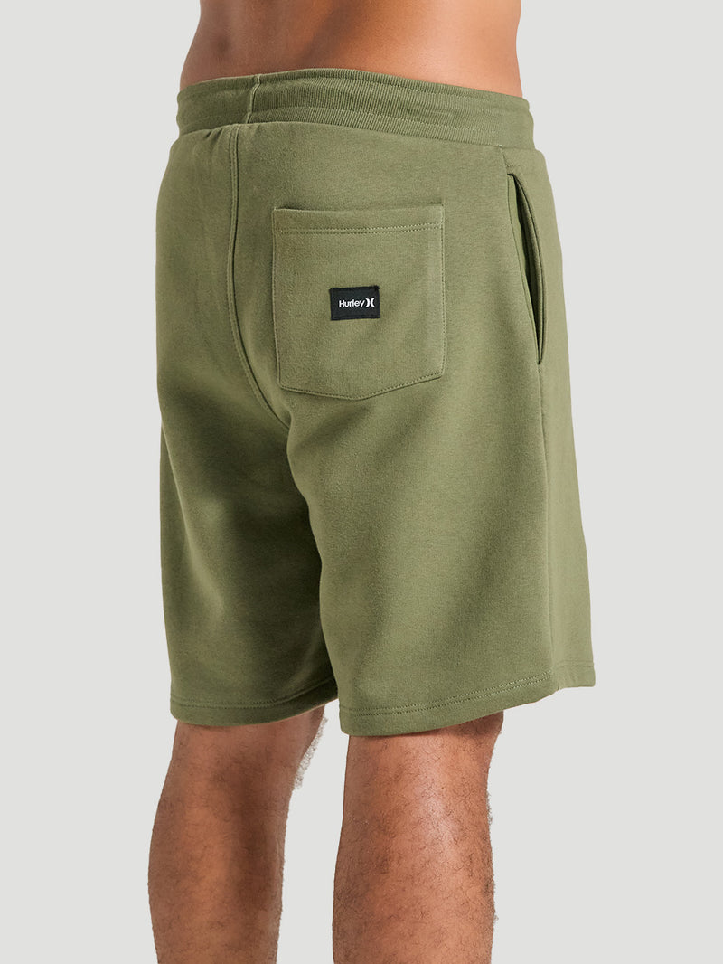 Bermuda Moletom Verde Militar Hurley One&Only