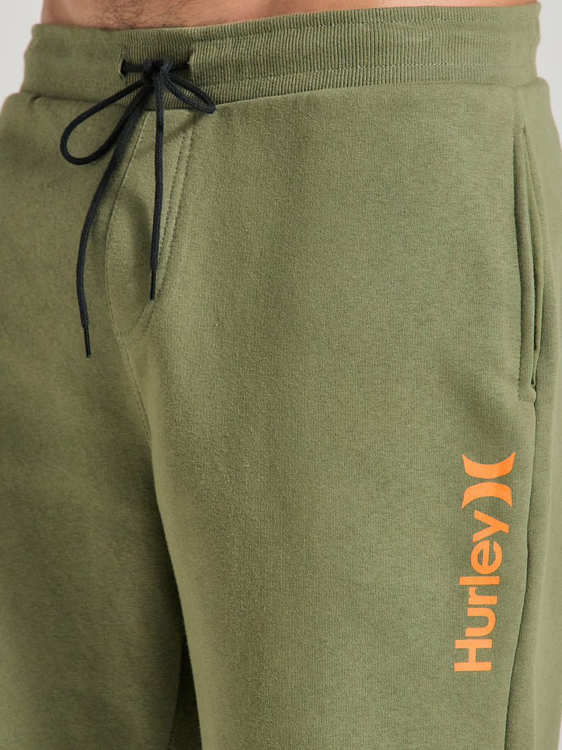 Bermuda Moletom Verde Militar Hurley One&Only