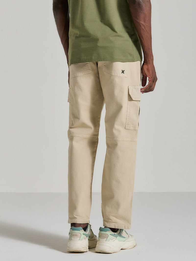 Calça Cargo Sarja Bege Hurley Utility