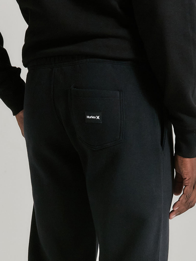 Calça Moletom Preta Básica Hurley O&O